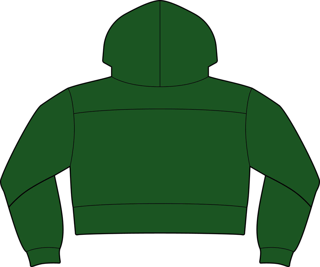 NuEden: Cropped Logo Hoodie