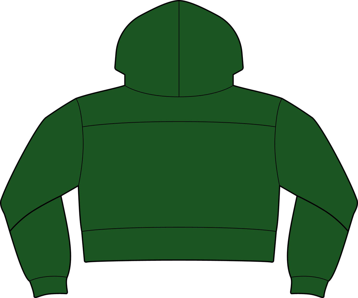 NuEden: Cropped Logo Hoodie