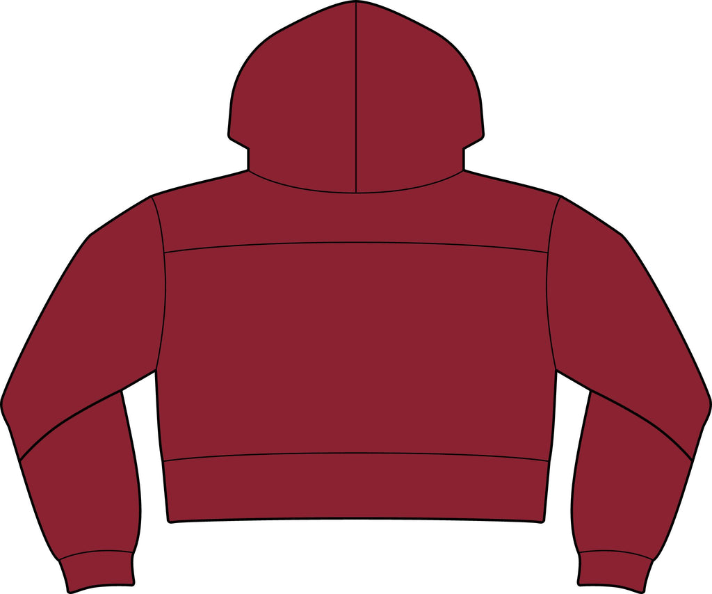 NuEden: Cropped Logo Hoodie