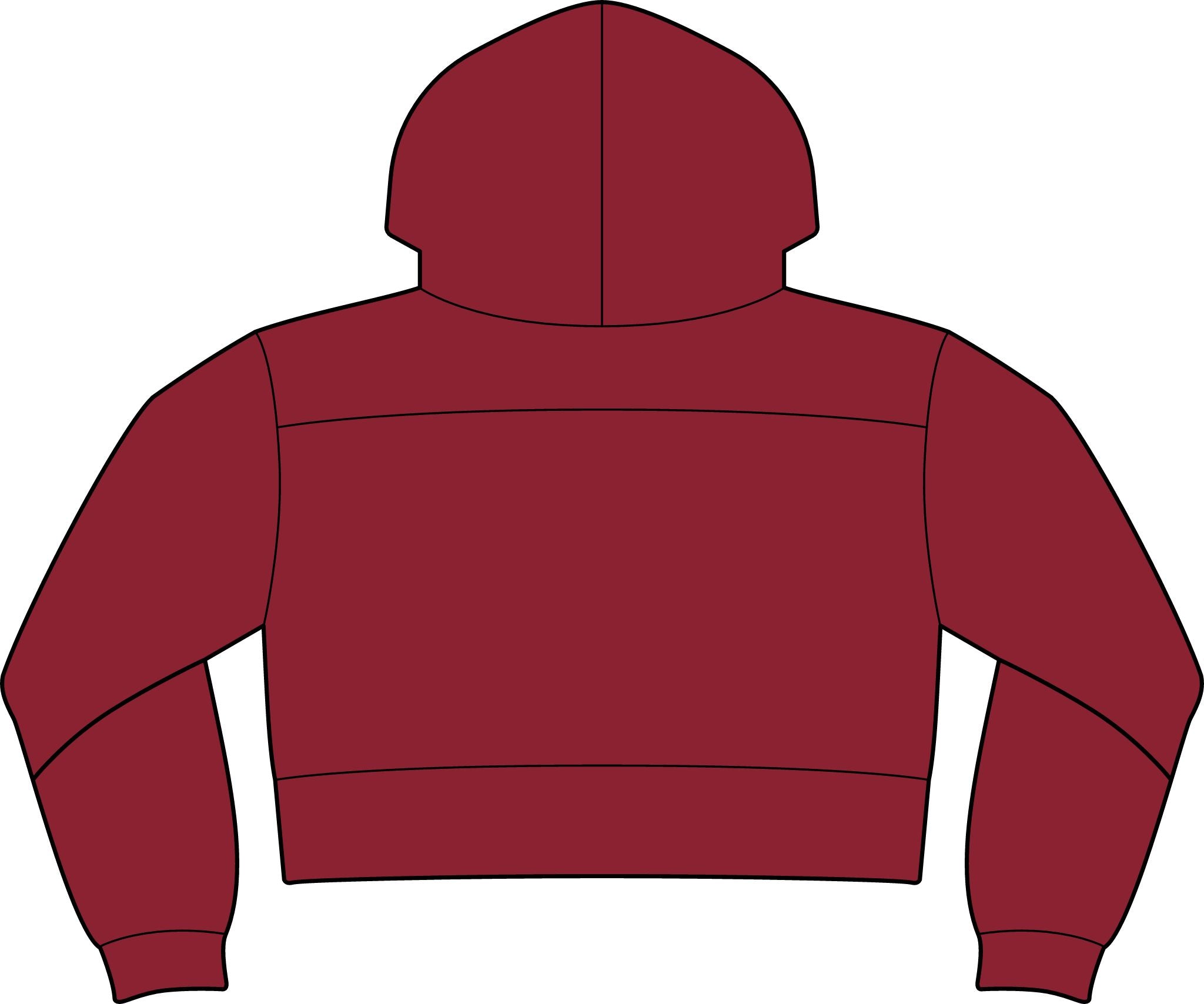 NuEden: Cropped Logo Hoodie