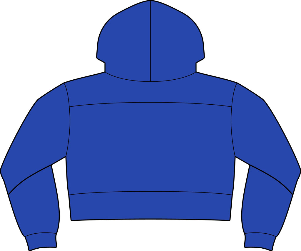 NuEden: Cropped Logo Hoodie