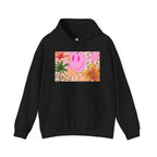NuEden: NuEden Utopia Kali Floral Pink Smiley Hoodie