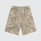 NuEden: Heavyweight Logo Camo Fleece Shorts Also Available with Matching Hoodie .