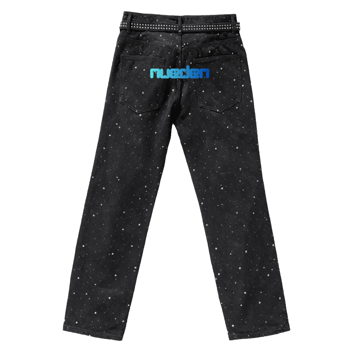 NuEden: Rhinestone Star Luv Jeans
