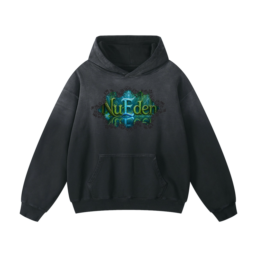 NuEden: Heavyweight Sun Faded Logo Hoodie