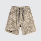 NuEden: Heavyweight Logo Camo Fleece Shorts Also Available with Matching Hoodie .