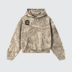 NuEden: Heavyweight Camo Fleece Logo  Hoodie（360GSM）