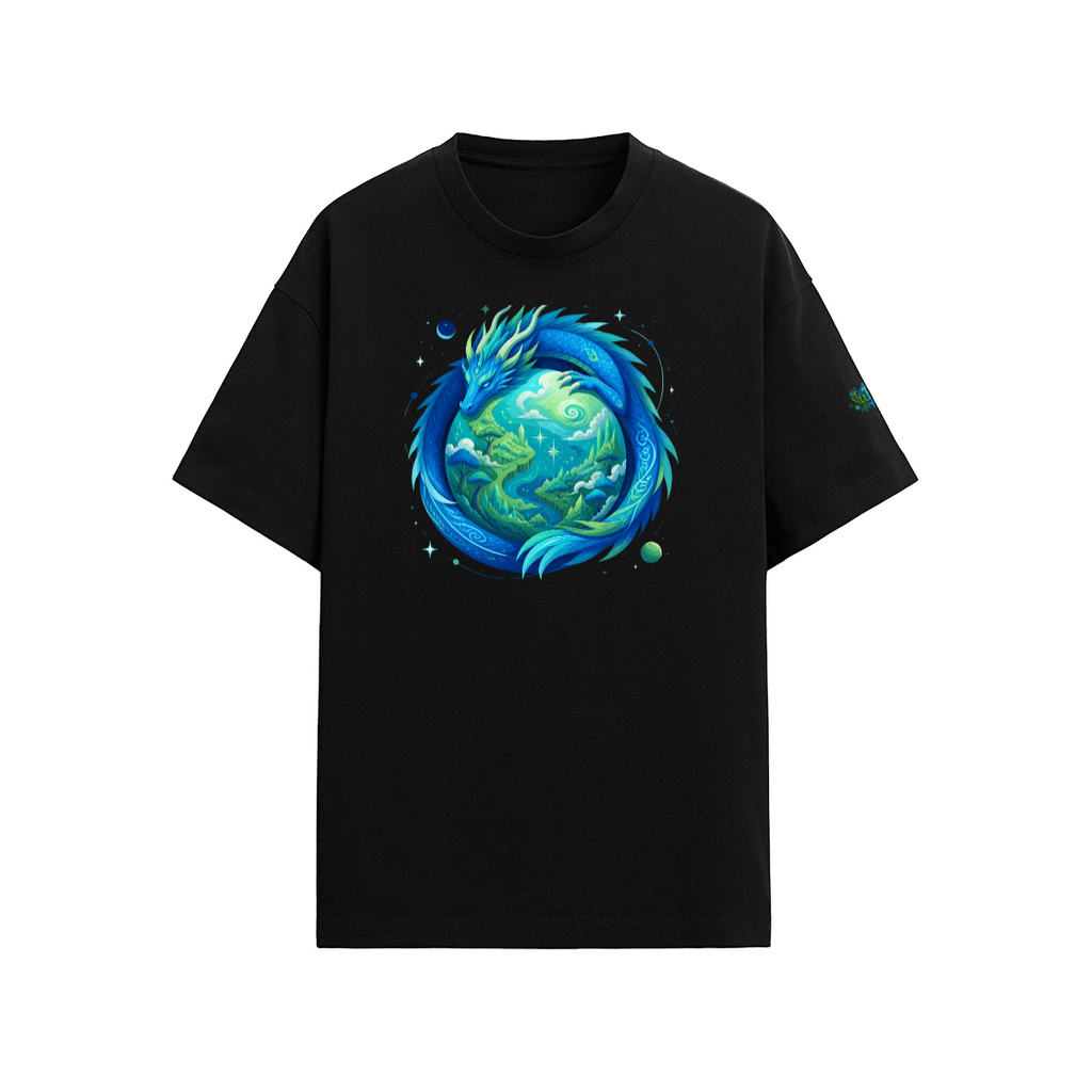 NuEden: Relaxed Fit Dragon Protection   T-shirt (190GSM)