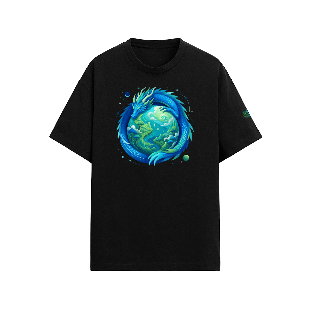 NuEden: Relaxed Fit Dragon Protection   T-shirt (190GSM)