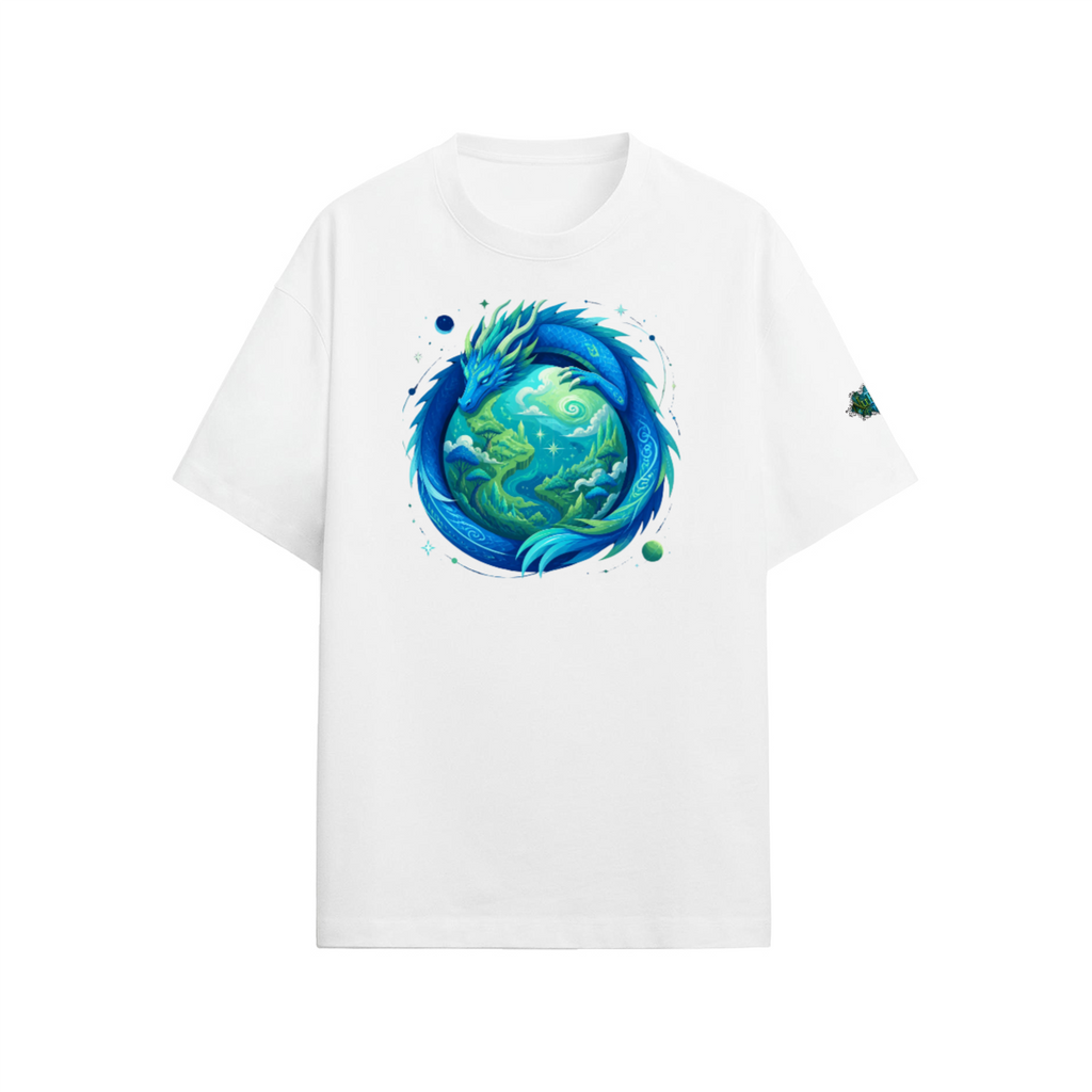 NuEden: Relaxed Fit Dragon Protection   T-shirt (190GSM)