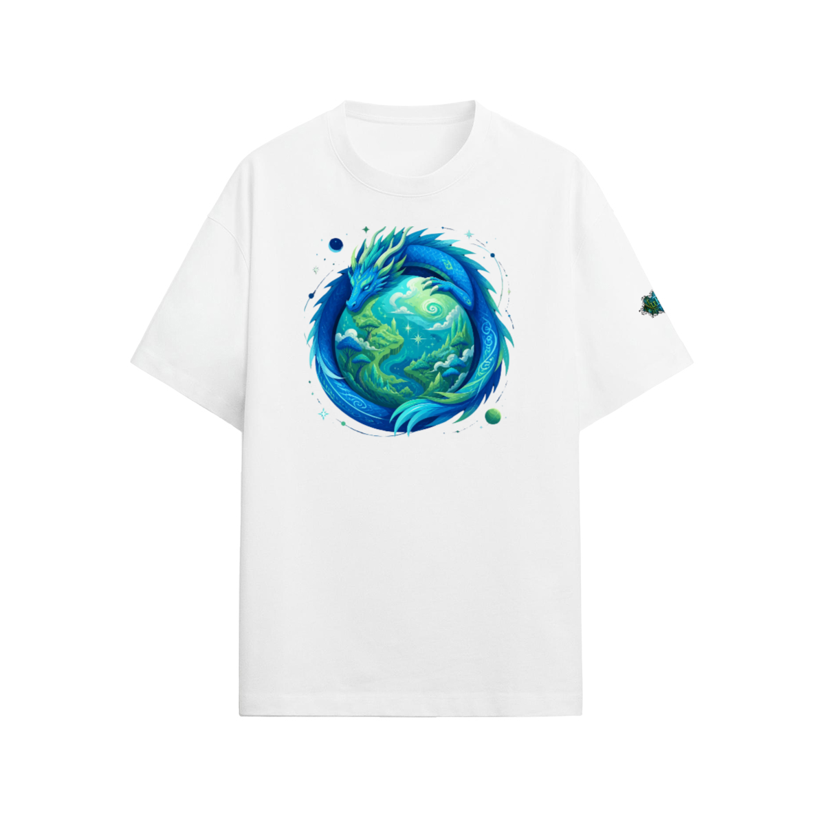 NuEden: Relaxed Fit Dragon Protection   T-shirt (190GSM)