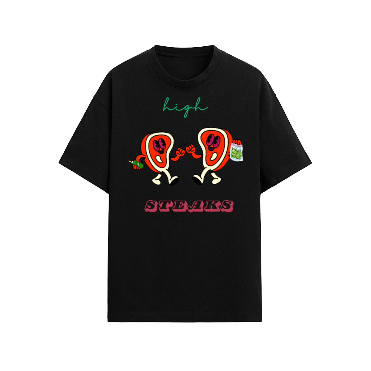 NuEden: hIGH sTEAKS  Relaxed Fit T-shirt (190GSM)