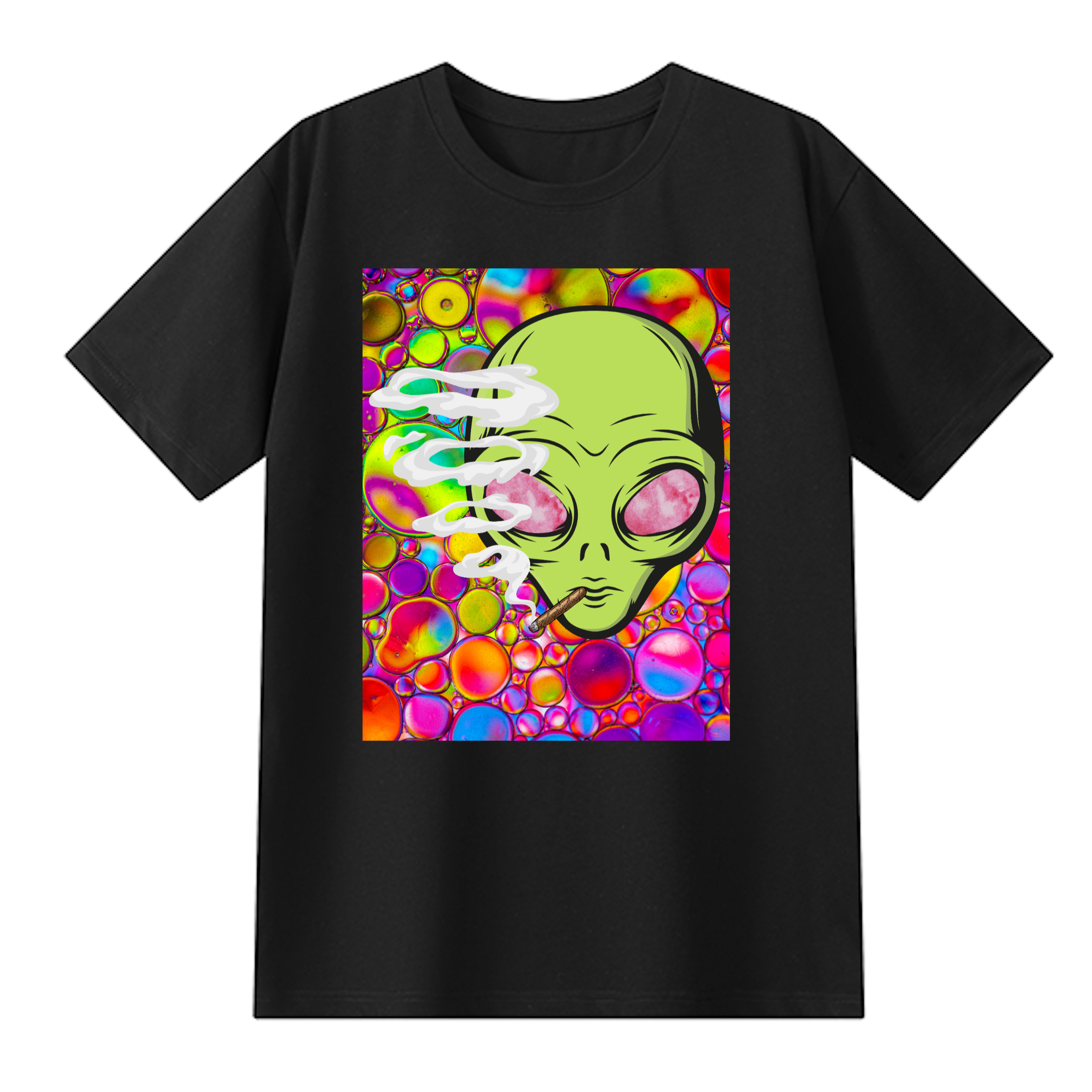NuEden:Alien SoulStoner Classic Crew Neck  T-shirt(180GSM)