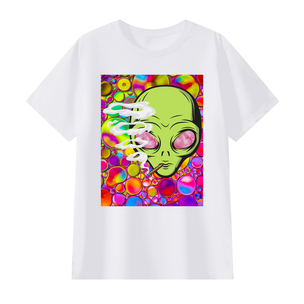 NuEden:Alien SoulStoner Classic Crew Neck  T-shirt(180GSM)