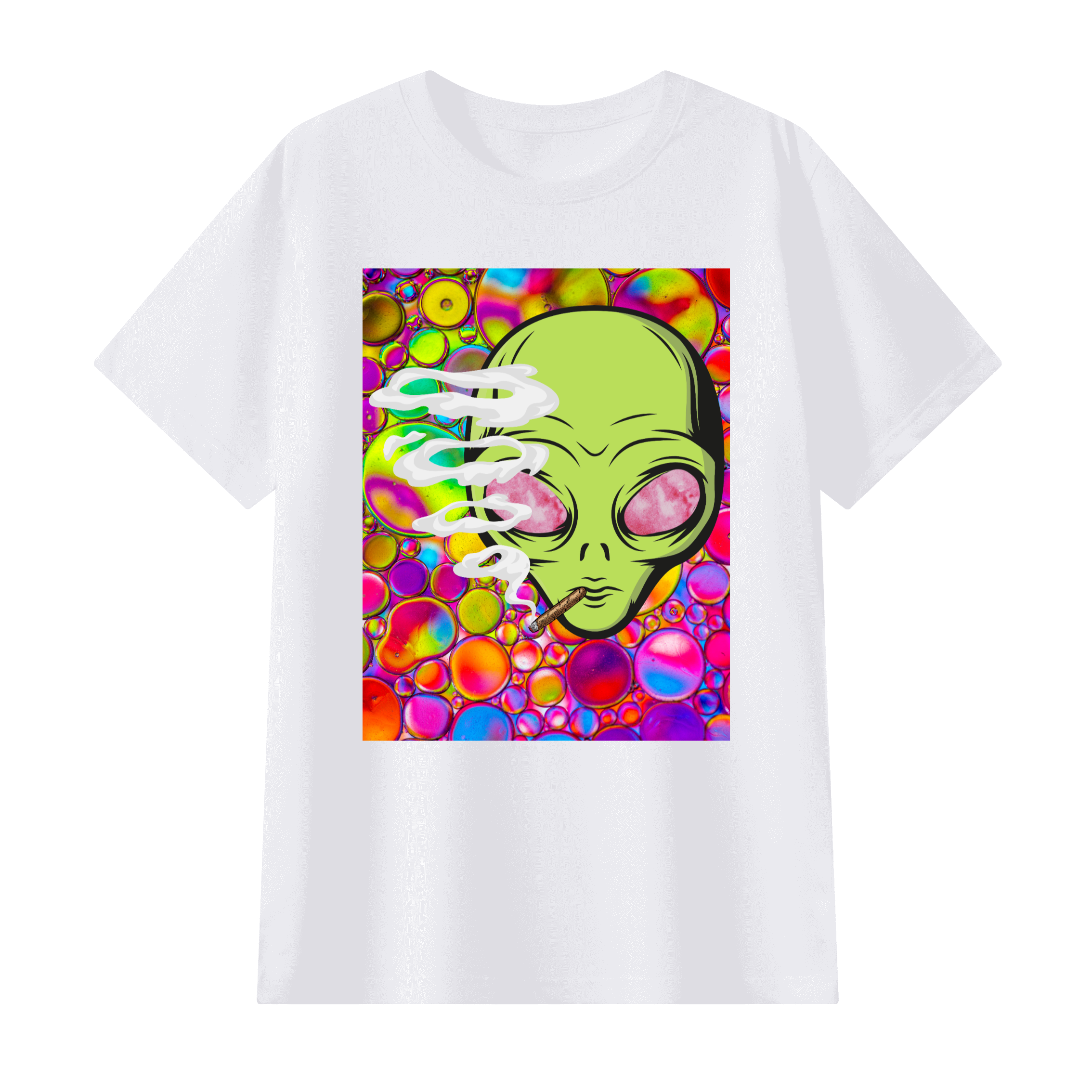 NuEden:Alien SoulStoner Classic Crew Neck  T-shirt(180GSM)