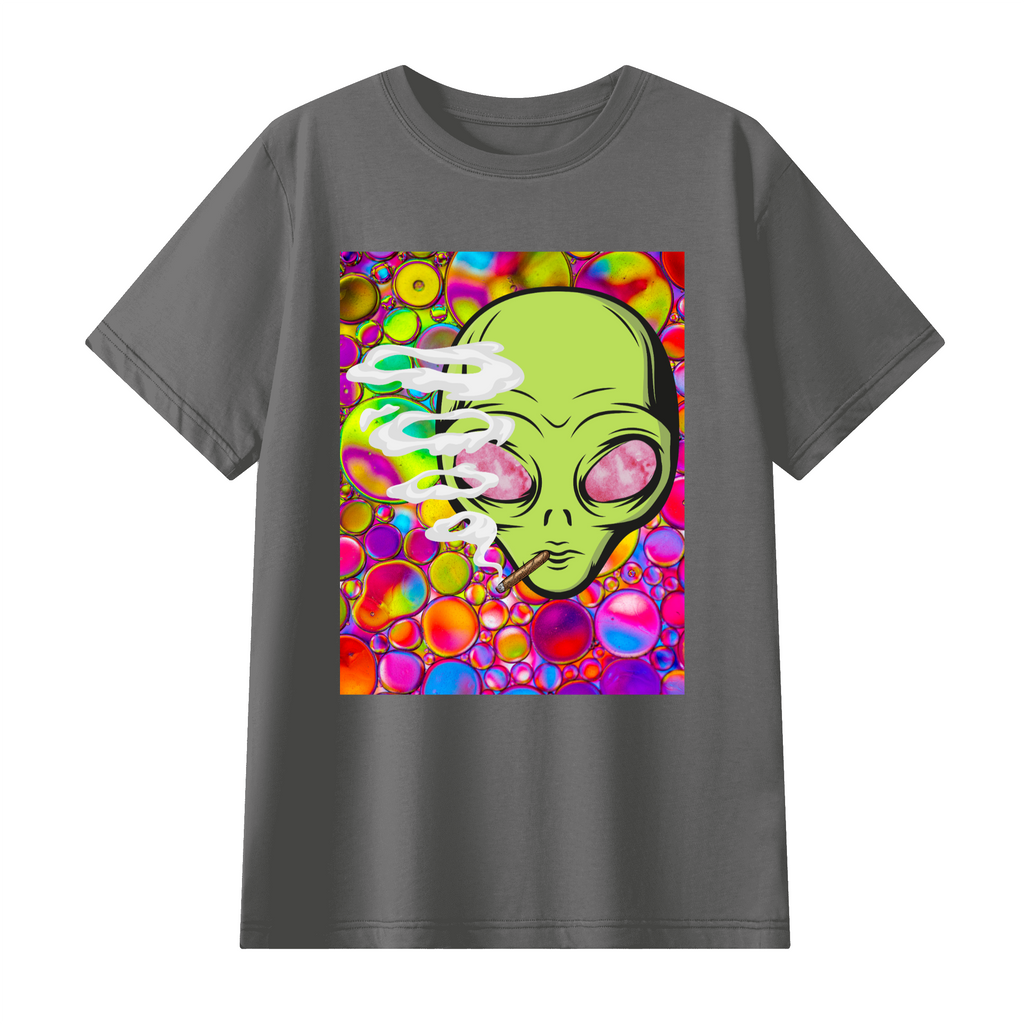 NuEden:Alien SoulStoner Classic Crew Neck  T-shirt(180GSM)