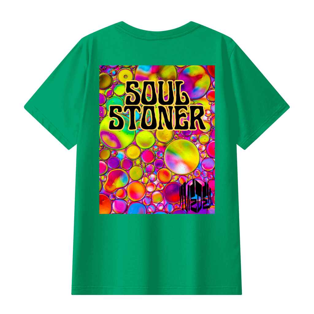 NuEden:Alien SoulStoner Classic Crew Neck  T-shirt(180GSM)