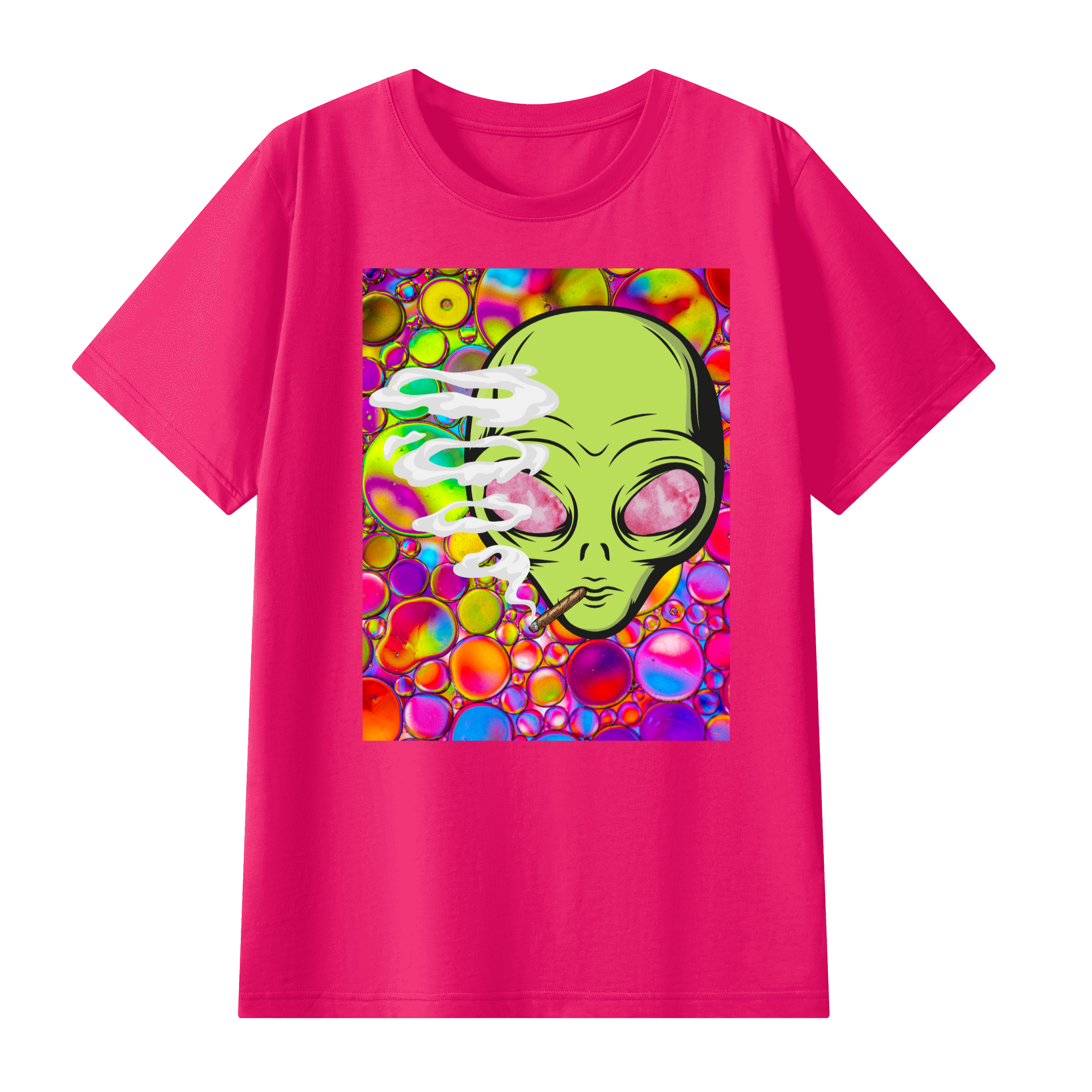 NuEden:Alien SoulStoner Classic Crew Neck  T-shirt(180GSM)