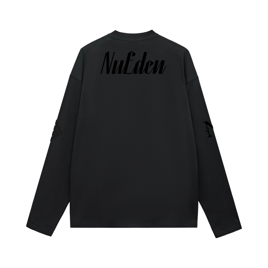 NuEden: 100% Cotton Long-Sleeve T-Shirt (280GSM)