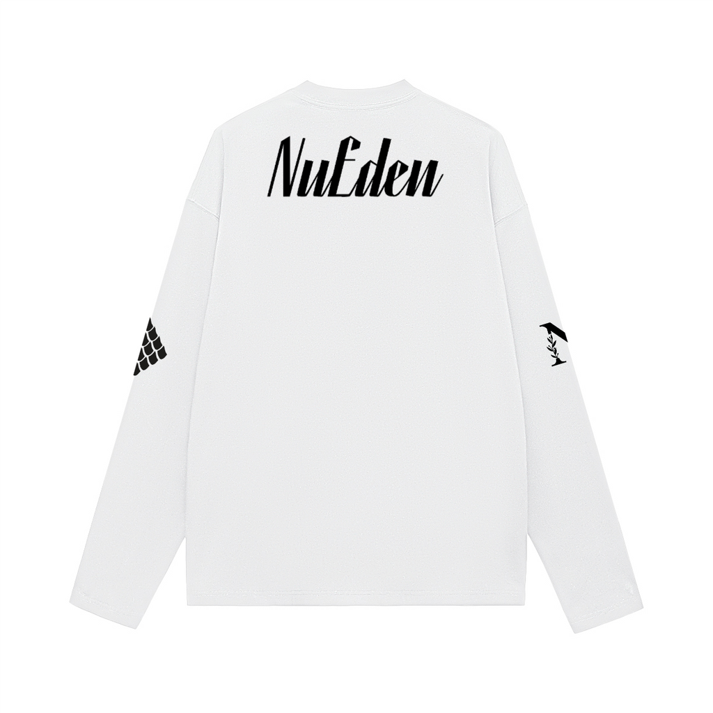 NuEden: 100% Cotton Long-Sleeve T-Shirt (280GSM)