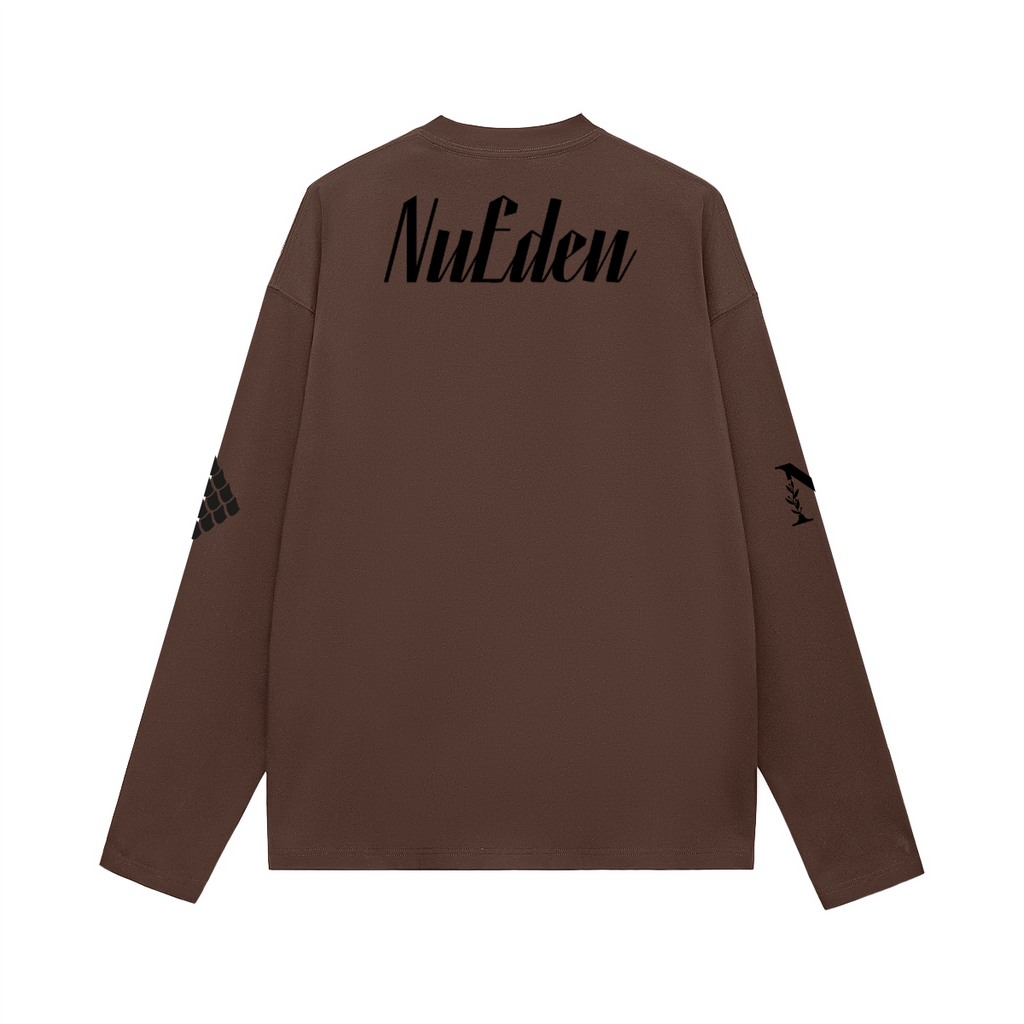 NuEden: 100% Cotton Long-Sleeve T-Shirt (280GSM)