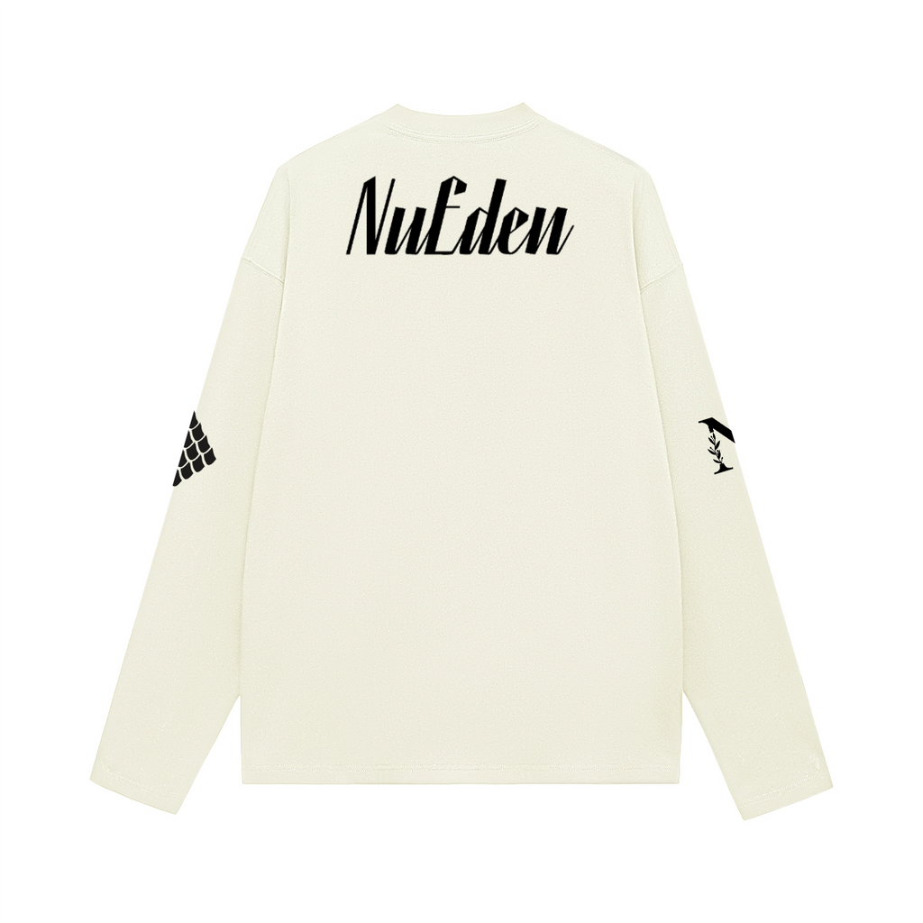 NuEden: 100% Cotton Long-Sleeve T-Shirt (280GSM)