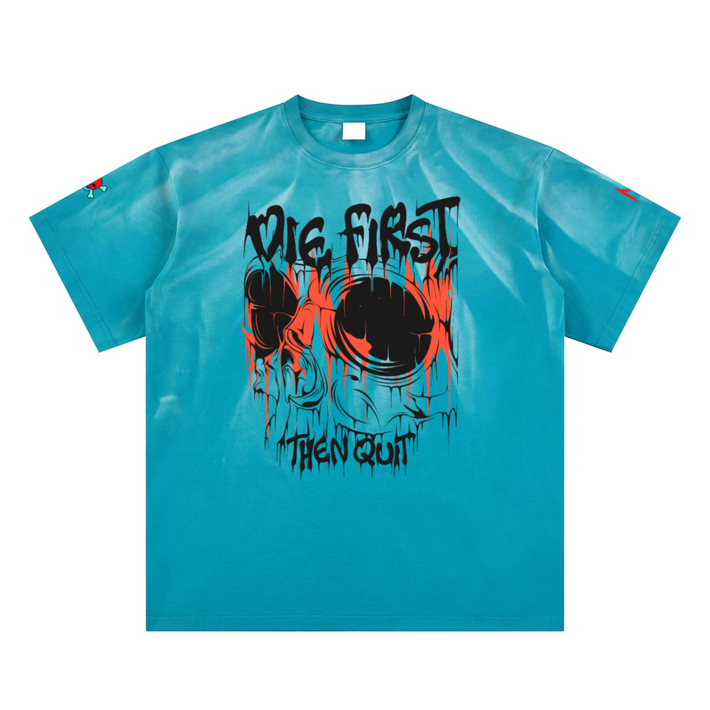 Hand-Scrunched Sunfade T-Shirt(250GSM)