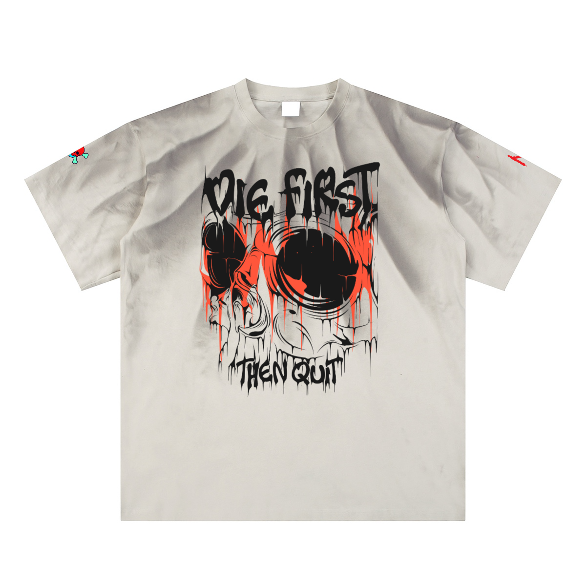 Hand-Scrunched Sunfade T-Shirt(250GSM)