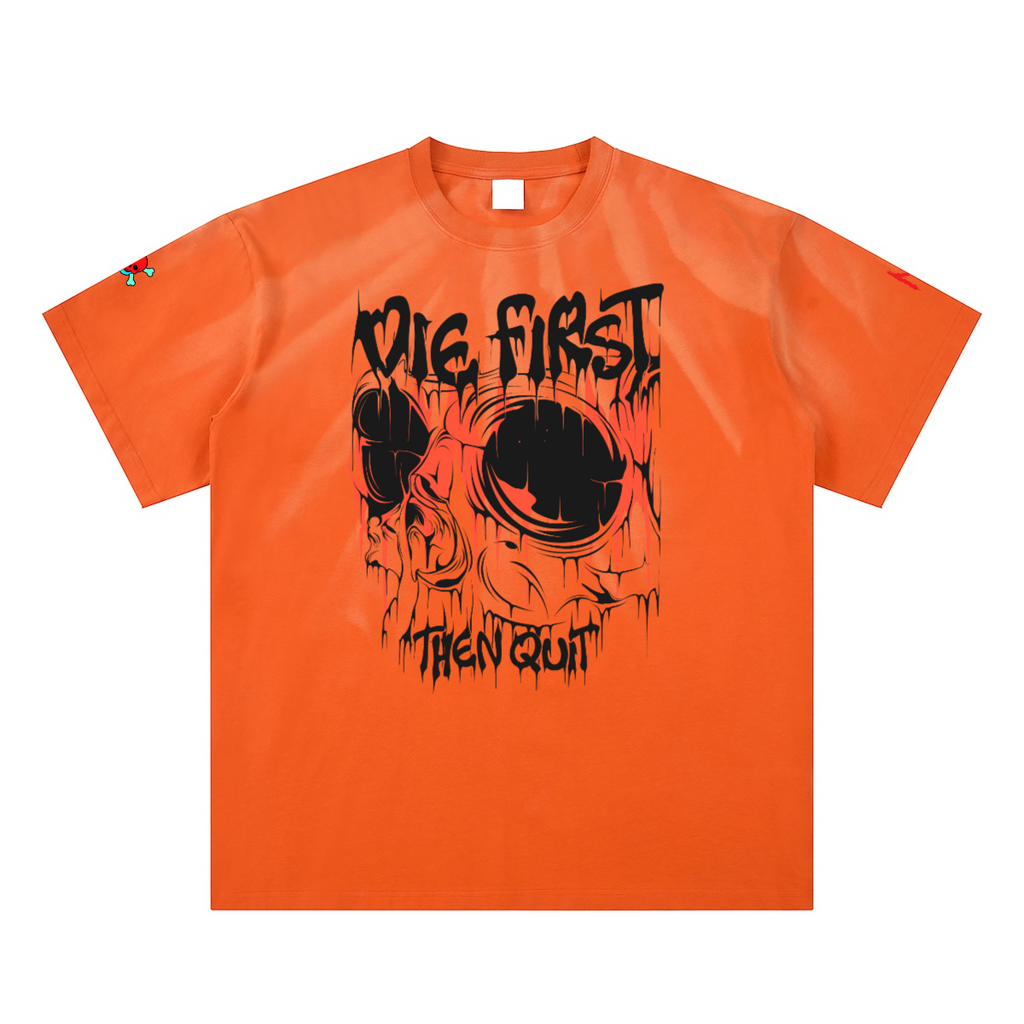 Hand-Scrunched Sunfade T-Shirt(250GSM)