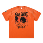 Hand-Scrunched Sunfade T-Shirt(250GSM)
