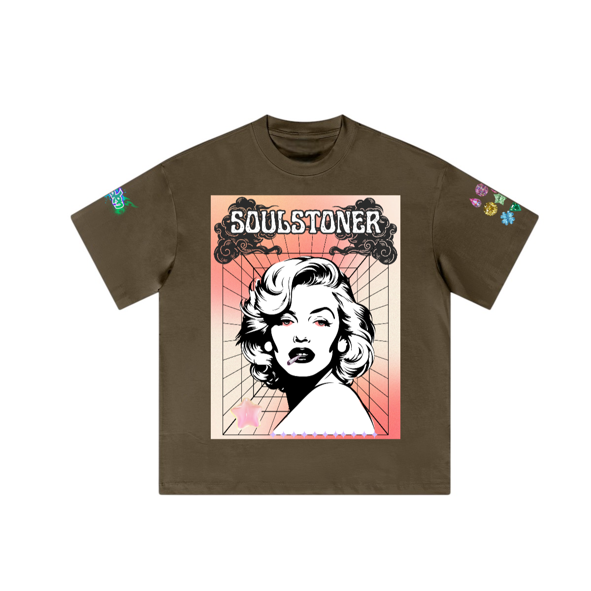 NuEden :Marilyn Moonrocks t- shirt