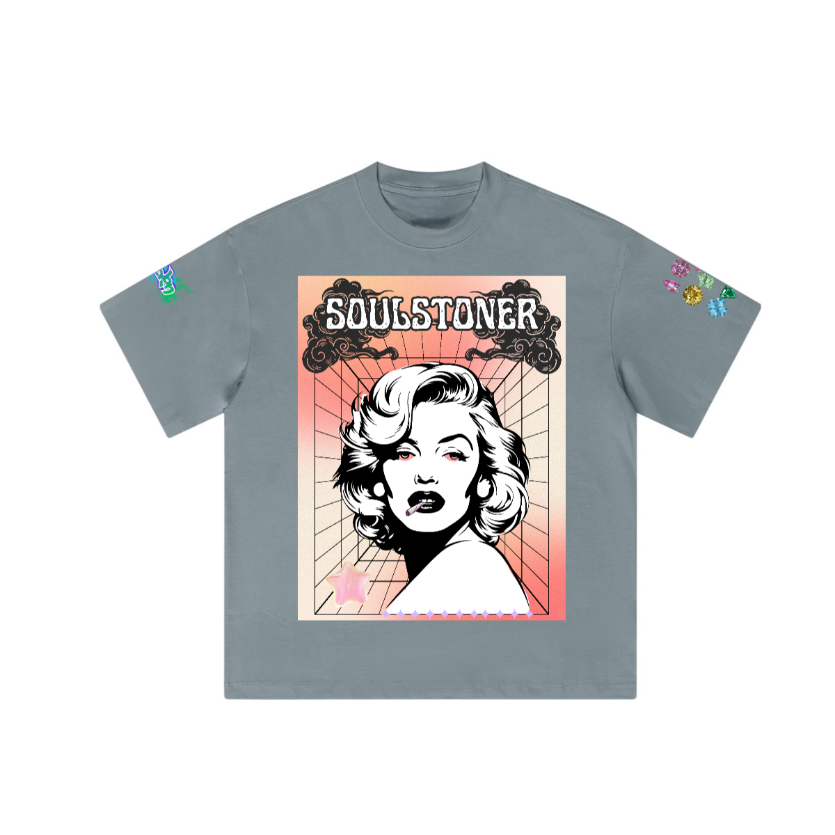 NuEden :Marilyn Moonrocks t- shirt