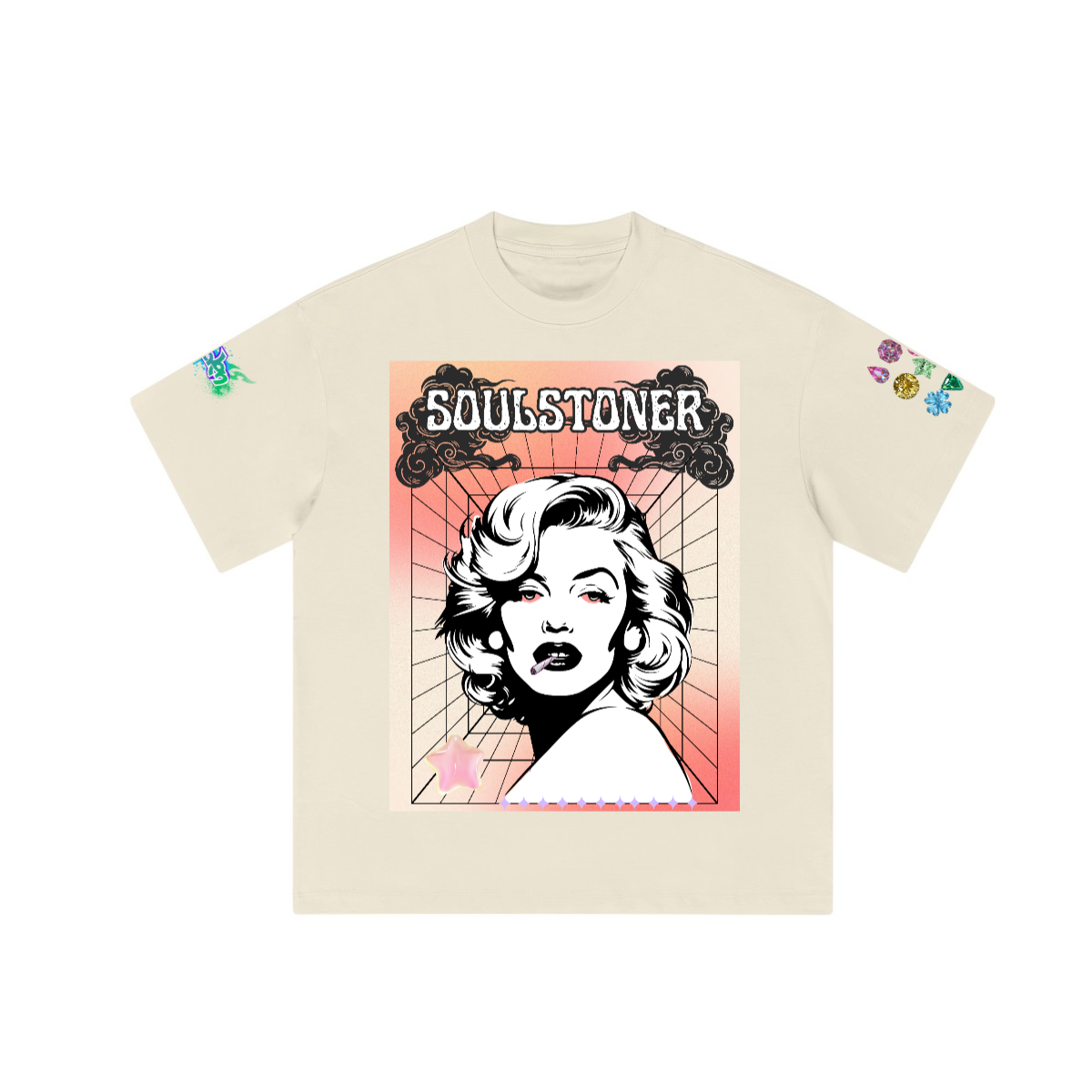 NuEden :Marilyn Moonrocks t- shirt