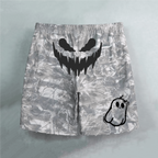 Unisex Heavyweight 100% Cotton French Terry Camo Shorts (400GSM)