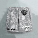 Unisex Heavyweight 100% Cotton French Terry Camo Shorts (400GSM)