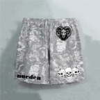 Unisex Heavyweight 100% Cotton French Terry Camo Shorts (400GSM)