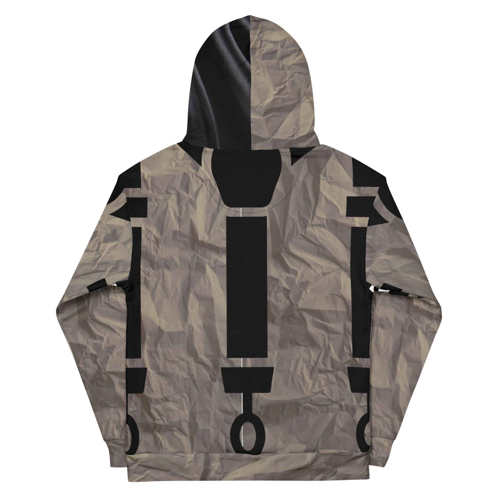 NuEden:Faux Paper Utility Hoodie