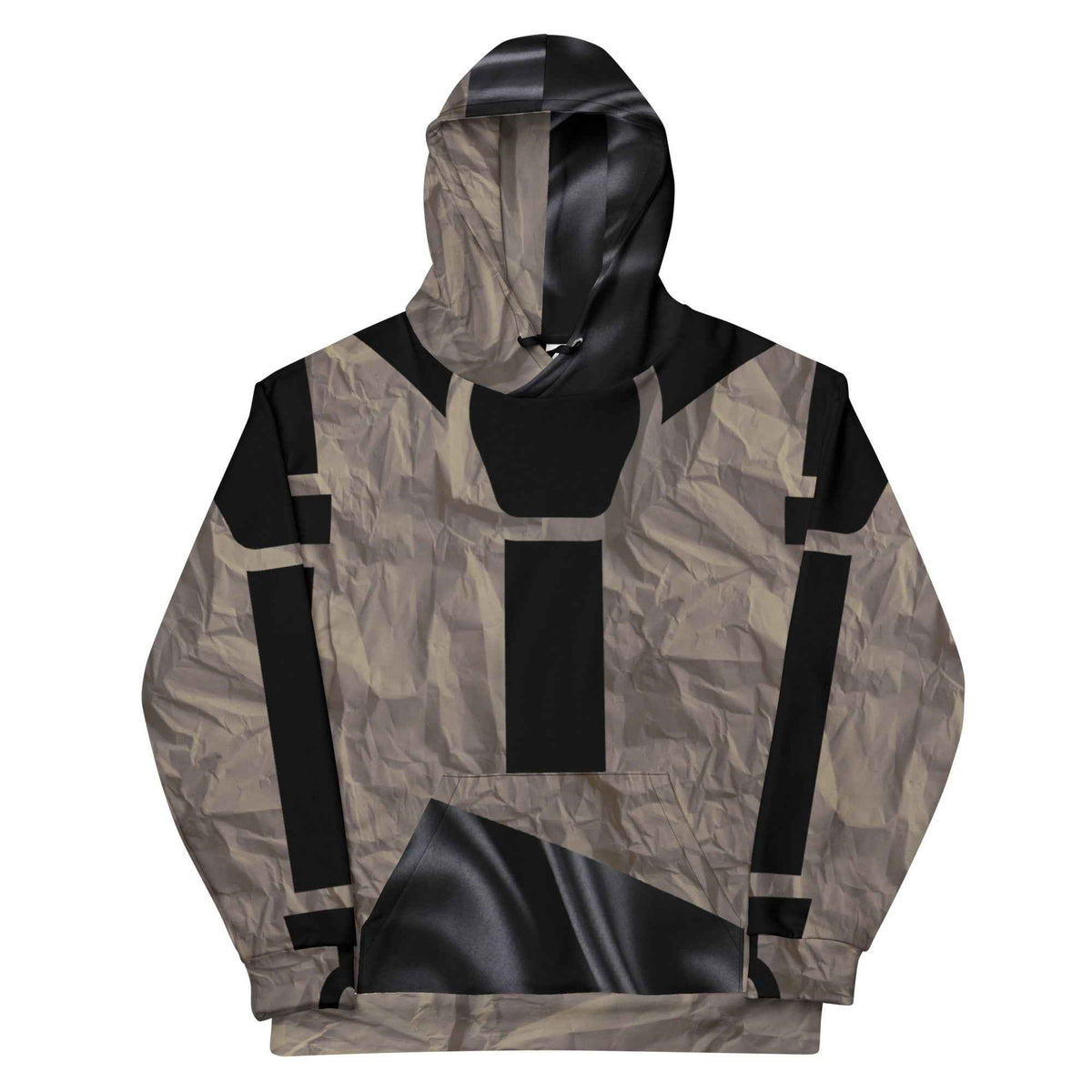 NuEden:Faux Paper Utility Hoodie