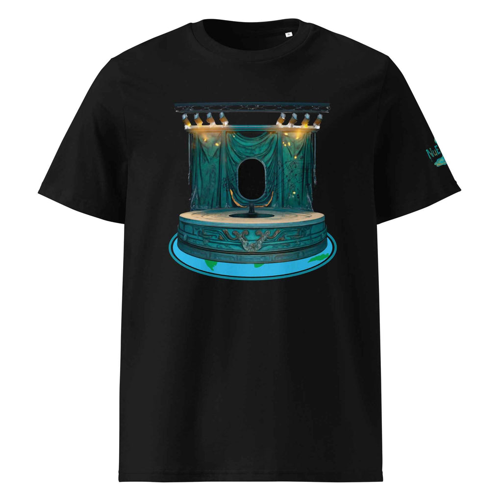 Unisex organic ribbed neck t-shirt