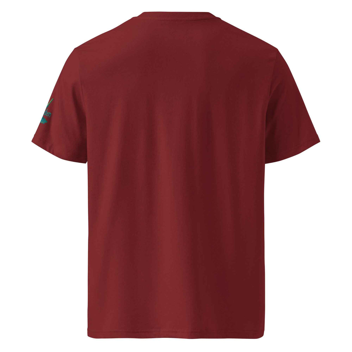 Unisex organic ribbed neck t-shirt