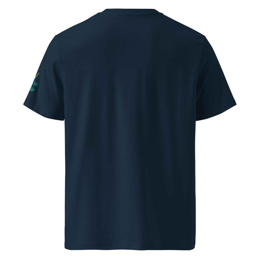 Unisex organic ribbed neck t-shirt