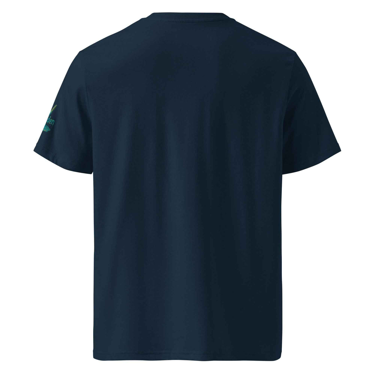 Unisex organic ribbed neck t-shirt